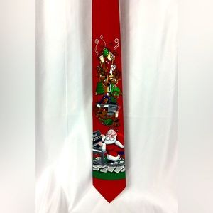 Mens Christmas Santa Claus tie